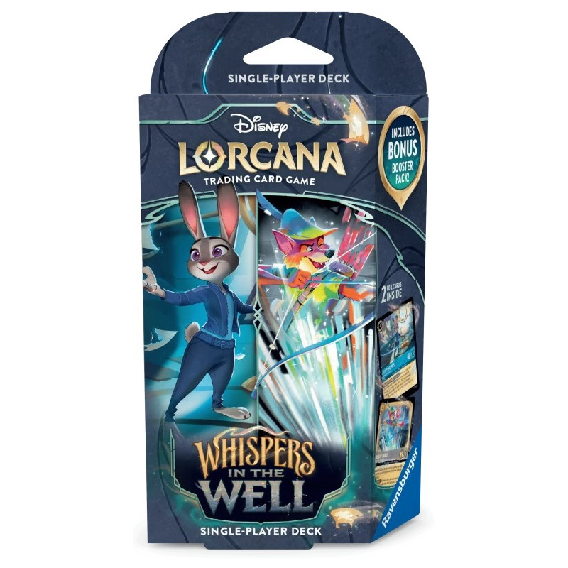 LORCANA TCG STARTER Sapphire & Steel S10 WHISPERS IN THE WELL (INGLES)
