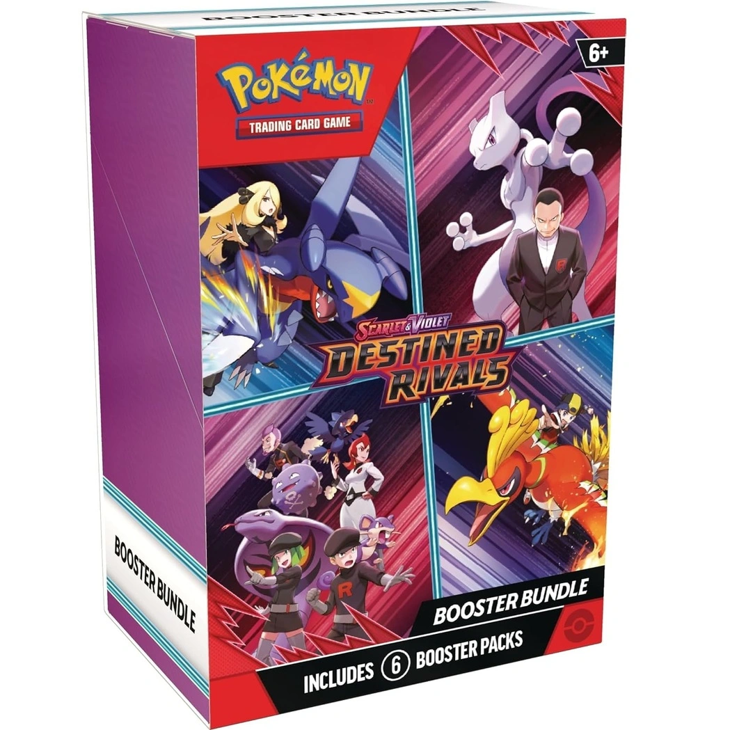 Pokémon TCG: Scarlet & Violet Destined Rivals | Booster Bundle (6 Sobres) Inglés