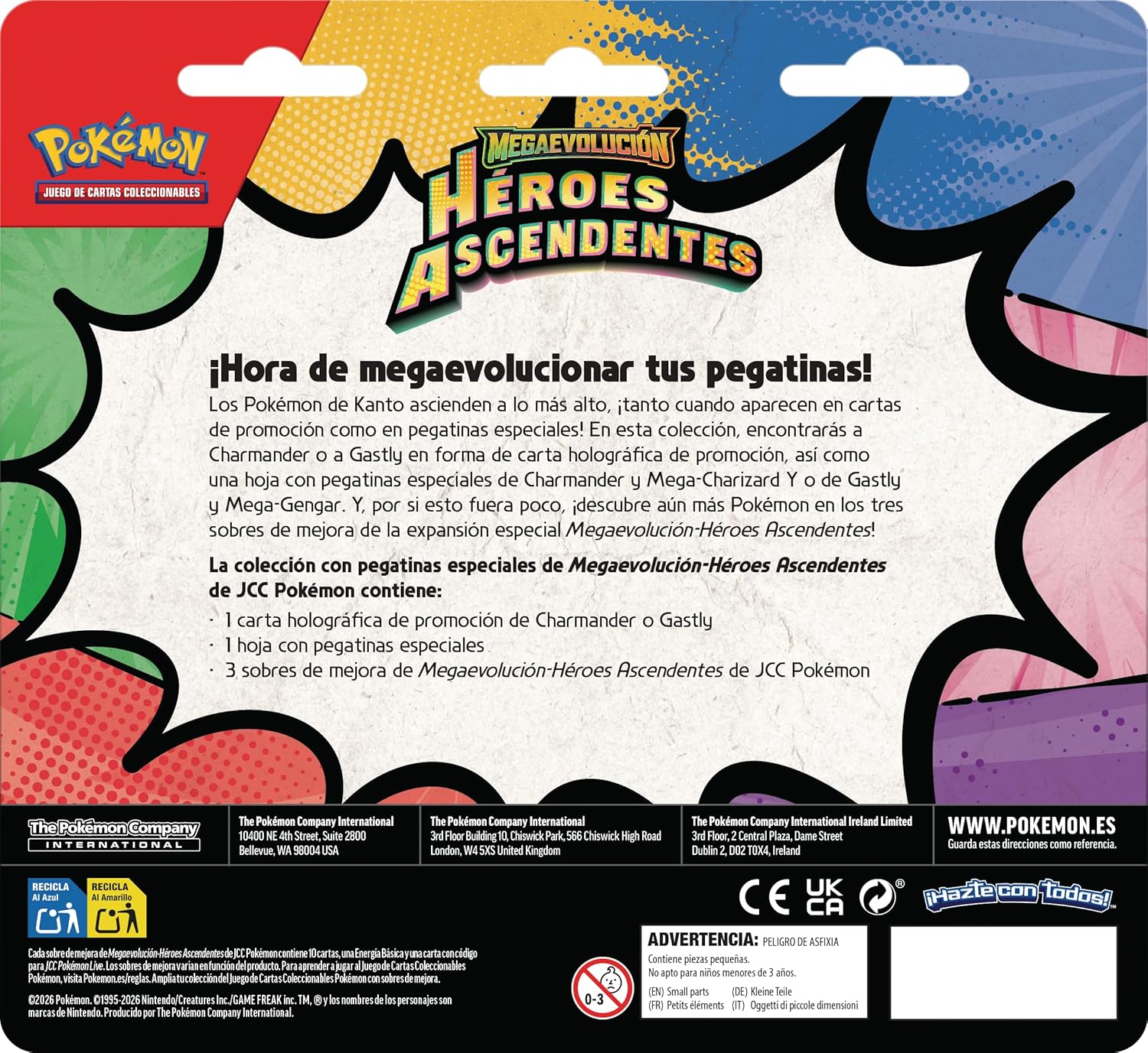 Pokémon TCG: Héroes Ascendentes | Blíster con Pegatinas (Español) - Imagen 2