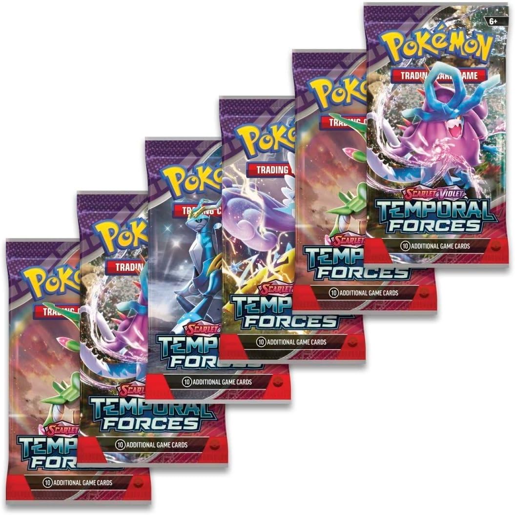 Pokémon TCG: Fuerzas Temporales | Booster Bundle 6 Sobres (Español) - Imagen 2