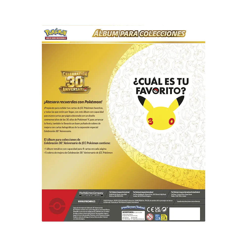 Pokémon TCG: Celebración 30.º Aniversario | Binder Collection (Español) - Imagen 2