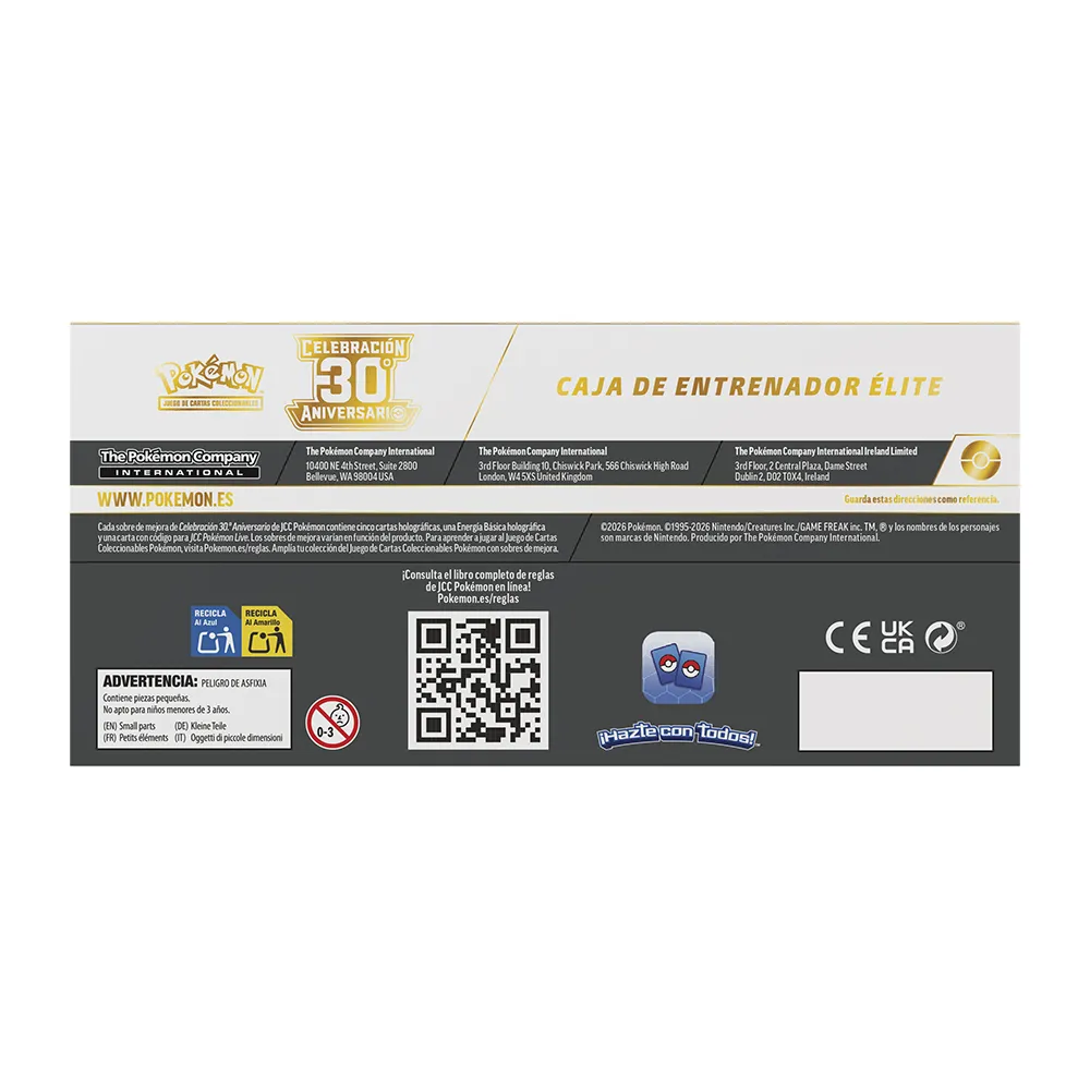 Pokémon TCG: Celebración 30.º Aniversario | Caja de Entrenador Élite ETB (Español) - Imagen 4